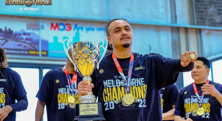 मेल्बर्न बास्केटबल लिगमा सुमितको टोली च्याम्पियन