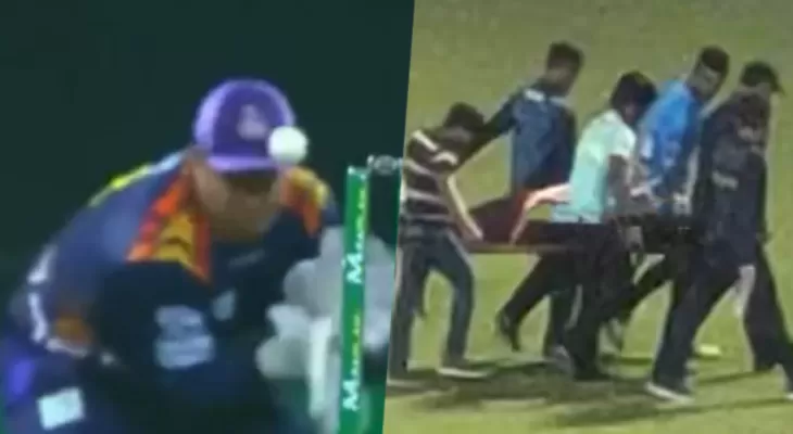 Azam Khan gets injured during LPL match