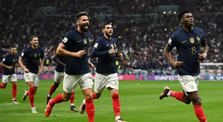 फिफा विश्वकप : पहिलो हाफमा फ्रान्सलाई १-० को अग्रता