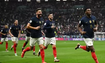 फिफा विश्वकप : पहिलो हाफमा फ्रान्सलाई १-० को अग्रता