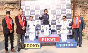 अन्तरविद्यालय कराते : अन्भी शाही र प्रार्थना बज्राचार्य विजयी