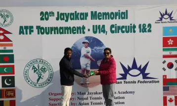एटीएफ यु–१४ टेनिस : नेपाली खेलाडीको विजयी सुरुआत