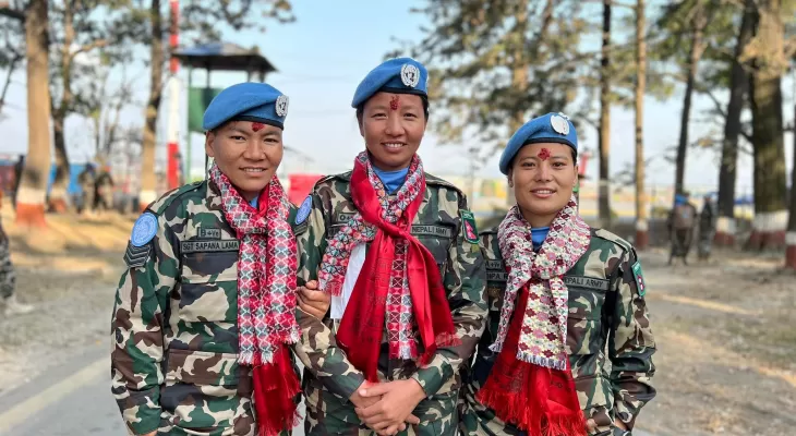 महिला फुटबल टोलीका पूर्वसदस्यद्वय दीपा राई र पुनम जर्घामगर सुडान प्रस्थान