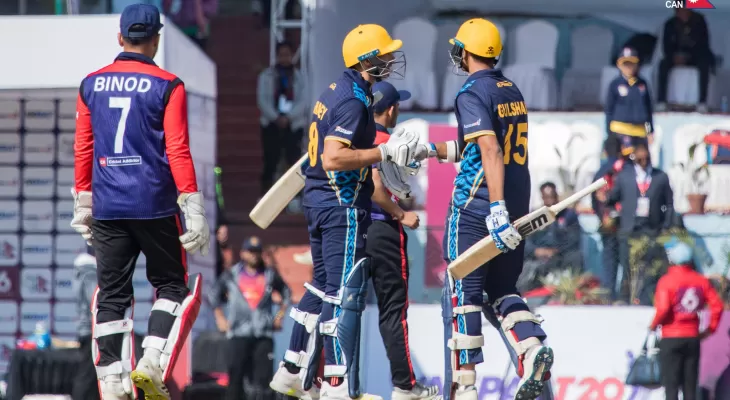 नेपाल टि ट्वान्टी क्रिकेट लिगमा लुम्बिनीको चौँथो जित