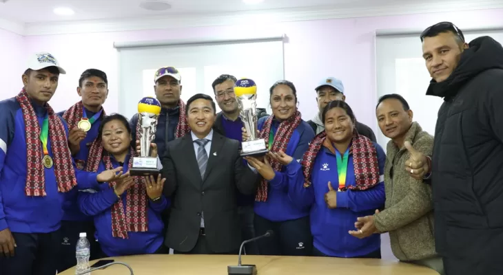 बिच भलिबल टोलीलाई सदस्य–सचिवको बधाइ