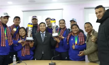 बिच भलिबल टोलीलाई सदस्य–सचिवको बधाइ