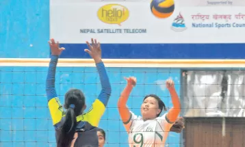 राष्ट्रिय महिला तथा पुरुष भलिबलमा न्यू डायमन्ड विजयी