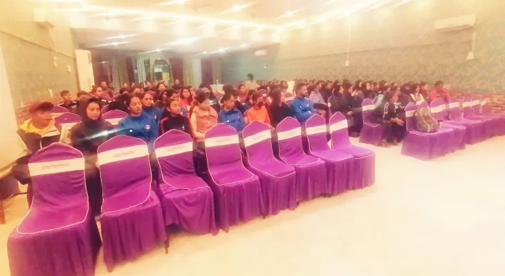 सुनसरी जिल्ला क्रिकेट संघद्धारा खेलाडीहरुलाई 'मोटिभेसनल क्लास'