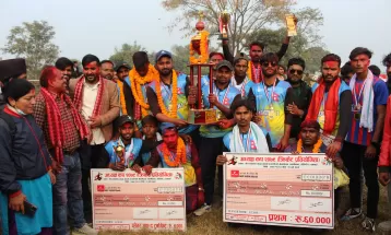 अध्यक्ष कप क्रिकेट प्रतियोगिताको उपाधि रोहिणीलाई