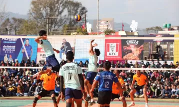 गण्डकी र एपिएफलाई टाइगर कप भलिबलको उपाधि