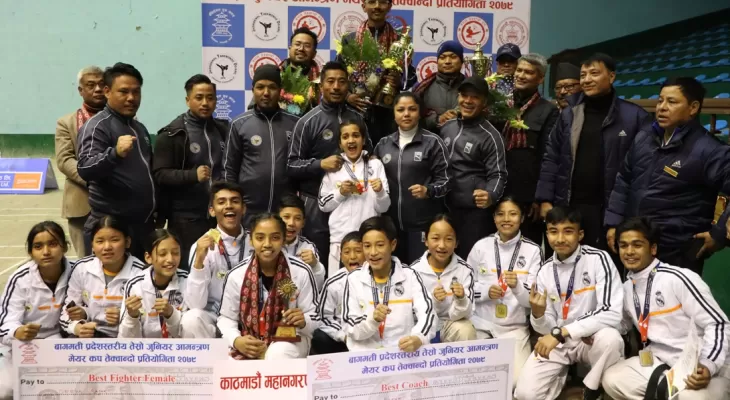 काठमाडौं टिम मेयर कप तेक्वान्दो च्याम्पियन