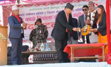 काभ्रेमा जिल्लास्तरीय बृहत् खेलकुद महोत्सव सुरु