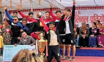 म्यागङले जित्यो ‘तादी अध्यक्ष कप’ भलिबल प्रतियोगिताको उपाधि