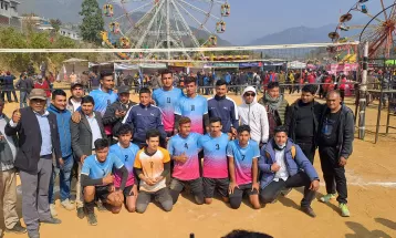 गण्डकी प्रदेशस्तरीय भलिबलको उपाधि फलेवास नगरलाई