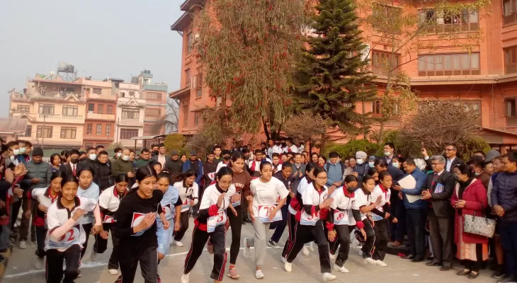 भक्तपुरको ख्वप कलेजमा खेलकुद सप्ताह सुरू