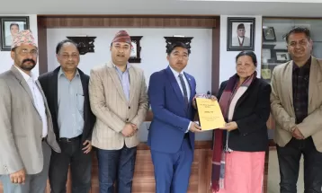 खेलकुद विश्वविद्यालय कार्यदलले राखेपलाई आशय पत्र बुझायो