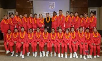 Nepali women football team departing to India to play friendlies