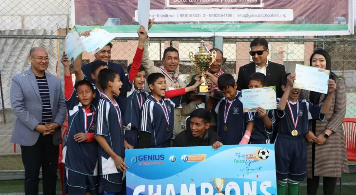 एभेन्सलाई जिनियस फुटसल उपाधि