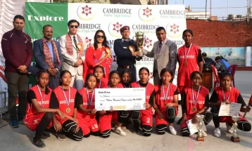 विज किड्सलाई माफ भलिबल उपाधि