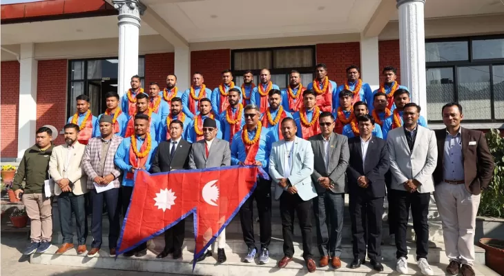 सरकारले विश्वकप लिग २–का विजेता खेलाडीलाई प्रतिव्यक्ति दुई लाख रुपियाँ पुरस्कार दिने