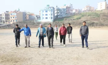 सदस्य–सचिव घिसिङद्वारा जग्गाको अवलोकन