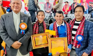 सिर्जना र कविराज सम्मानित