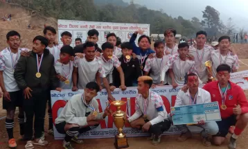 वडास्तरीय पुरुष फुटबल प्रतियोगिताको उपाधि नेर्पालाई