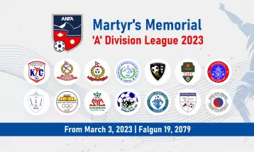 शहीद स्मारक ए डिभिजन लिग आजबाट सुरु हुदैँ