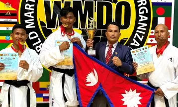 श्रीलंकामा नेपाललाई २ स्वर्ण र एक रजत