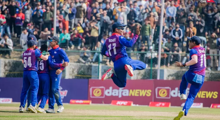 ICC World Cup League-2: Nepal defeats PNG by 52 runs
