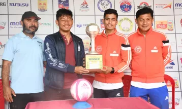 इटहरी गोल्डकप : उपाधी जित्नेमा दुबै टोली ढुक्क