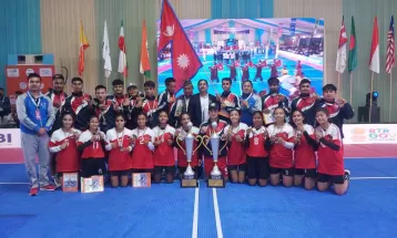 रजत विजेता खो खो टोलीको स्वागत