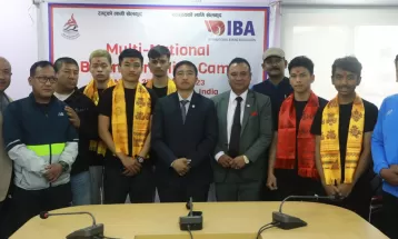 युवा मुक्केबाजहरु विशेष प्रशिक्षणका लागि भारत प्रस्थान