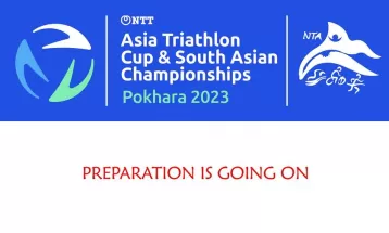 एसियन कप ट्रायथलनको तयारी पूरा