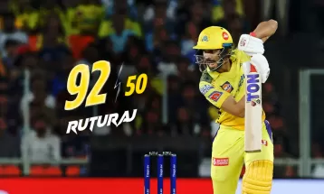 आईपीएल २०२३ : रुतुराजको अर्धशतकमा चेन्नईले गुजरातलाई दियो १७९ रनको लक्ष्य