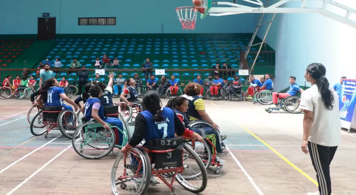इन्टरभ्याली ह्वीलचेयर बास्केटबल प्रतियोगितामा आर्मीको विजयी सुरुवात