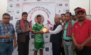 राष्ट्रिय हक्की प्रतियोगिता : आर्मीले पुलिसलाई हरायो