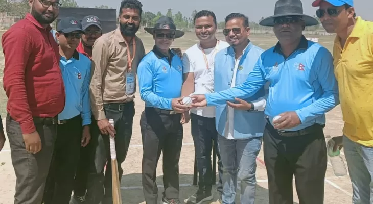 जनकपुरमा मेयर कप टि–२० क्रिकेट प्रतियोगिता सुरु