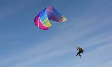 प्याराग्लाइडिङको परीक्षण उडान