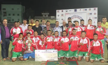 TAC wins title of GP Koirala National Men's Hockey Tournament