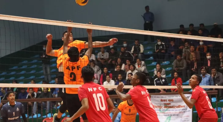 राष्ट्रिय पुरुष भलिबल प्रतियोगिता सुरु