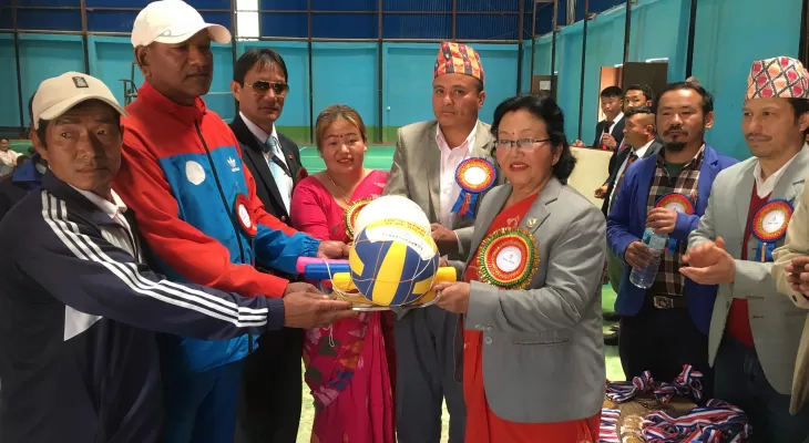 खोटाङमा राष्ट्रपति रनिङ शिल्ड प्रतियोगिता सुरु