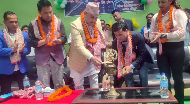 धनगढीमा मुख्यमन्त्री राष्ट्रिय फेन्सिङ प्रतियोगिता सुरु