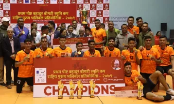 एपीएफलाई भलिबल उपाधि