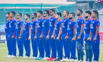 ओमानविरुद्धको खेलमा नेपालले टस हारेर ब्याटिङ गर्दै