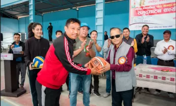 कीर्तिपुर नगरपालिका अन्तर वडा पुरुष तथा महिला बास्केटबल प्रतियोगिता सुरु