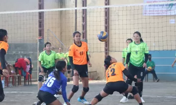 मेयर कप भलिबल : न्युडायमण्ड र एपीएफ सेमिफाइनलमा