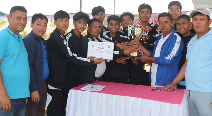 कोशी प्रदेशस्तरीय राष्ट्रपति रनिङ शिल्डमा मोरङ प्रथम