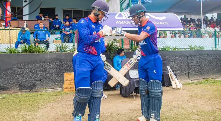 एसिसी प्रिमियर कपको सेमिफाइनलमा नेपालले कुवेतलाई दियो २८२ रनको लक्ष्य