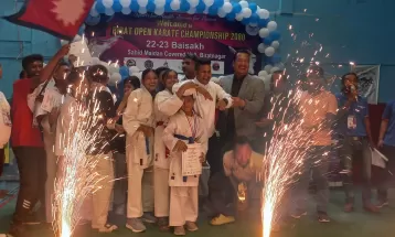 खुल्ला कराँते प्रतियोगिताको उपाधि सुनसरीलाई